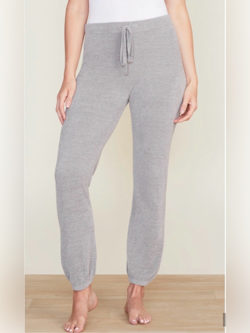 NWT BAREFOOT DREAMS DOVE GRAY COZYCHIC ULTRA LITE TRACK PANTS JOGGERS SZ XL